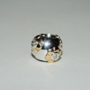 Pandora 14k Raised Flower Charm